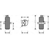 Receiver drier AVA QUALITY COOLING  - CND202