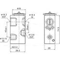 Válvula de expansión, aire acondicionado AVA QUALITY COOLING  - RT1683
