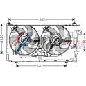 Ventilador, refrigeração do motor AVA QUALITY COOLING  - CN7516