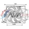 Ventilador, refrigeração do motor AVA QUALITY COOLING  - FT7582