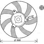 Ventilador, refrigeración del motor AVA QUALITY COOLING  - VN7527