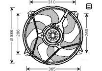 Ventilateur moteur
