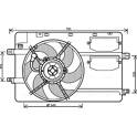 Ventilateur moteur AVA QUALITY COOLING  - MC7506