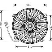 Ventilateur moteur AVA QUALITY COOLING  - PE7529