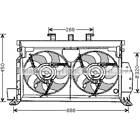 Ventilateur (refroidissement moteur) AVA QUALITY COOLING  - CN7521