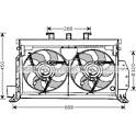 Ventilateur (refroidissement moteur) AVA QUALITY COOLING  - CN7521