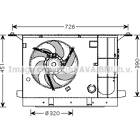 Ventilateur (refroidissement moteur) AVA QUALITY COOLING  - CN7537
