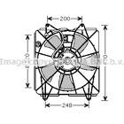 Ventilateur (refroidissement moteur) AVA QUALITY COOLING  - HD7525