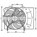 Ventilateur (refroidissement moteur) AVA QUALITY COOLING  - PE7539