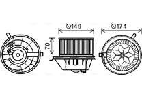 Elettromotore, Ventilatore abitacolo