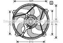 Ventola, Raffreddamento motore TYC 805-0011