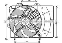 Ventola, Raffreddamento motore TYC 805-0011