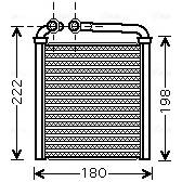 Wärmetauscher, Innenraumheizung AVA QUALITY COOLING  - VNA6256