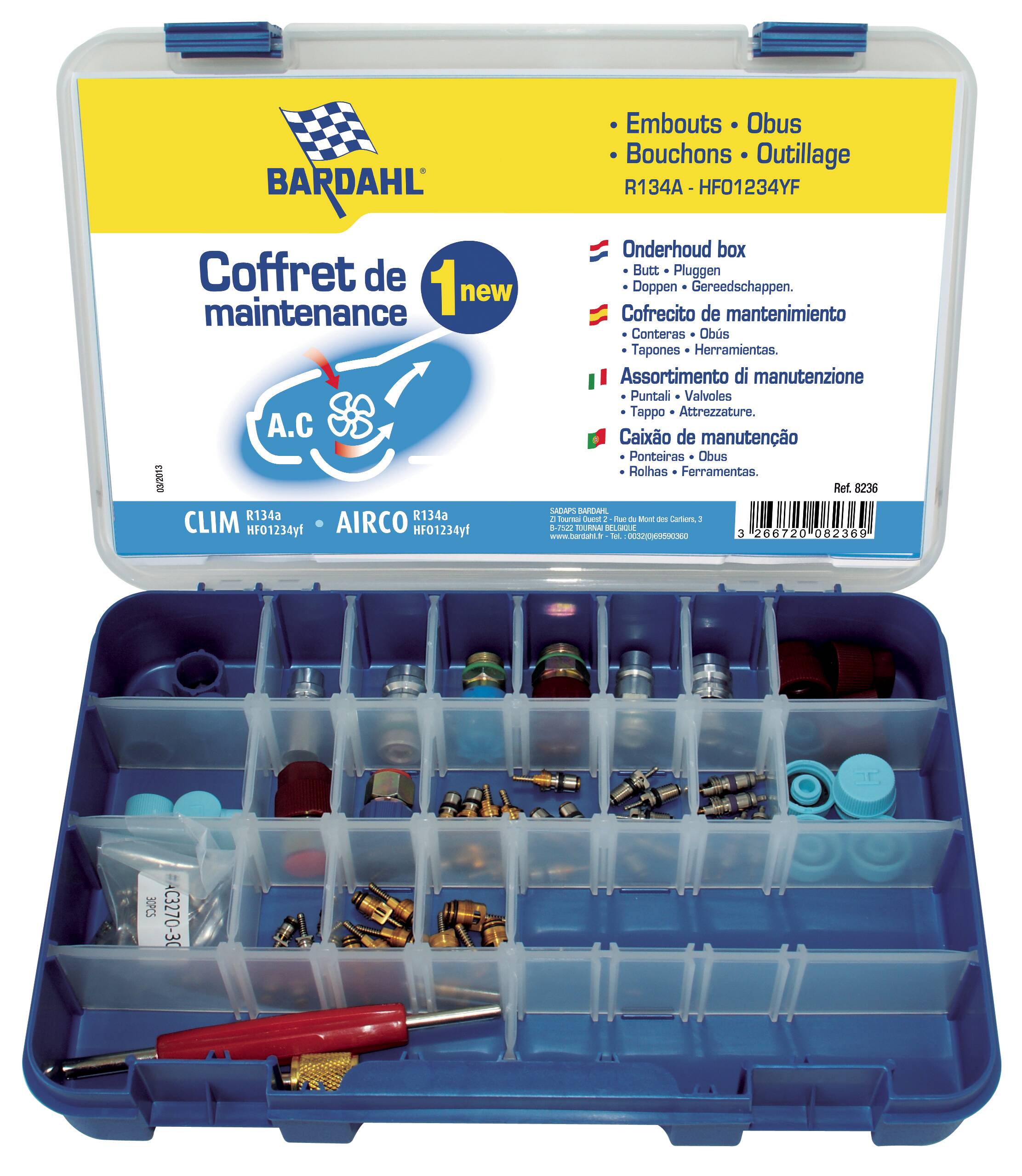 Maintenance box n°1 new r134 + hy1234