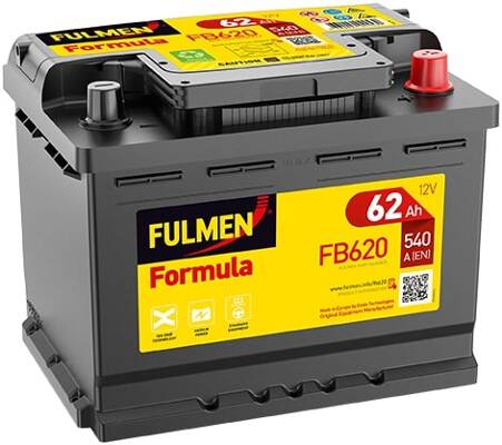 Batterie de voiture FULMEN 62Ah/540A 