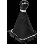 Versnellingspookknop + hoes aanpasbaar voor golf 5 en 6 5/6 snelheden - 12 mm BC CORONA - POM40101