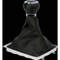 Versnellingspookknop + hoes aanpasbaar voor VW Passat B6 (05 12) 5/6 versnellingen BC CORONA - POM40107