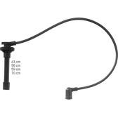 Câble d'allumage BERU 600x7 mm silicone noir
