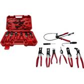 Coffret de pinces à colliers et tournevis - 10 pcs BEST PRICE - 555514