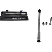Torque wrench set with 3 bits, practical extension BEST PRICE - 555516
