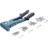 Conjunto de pinças para rebitar 2,4 3,2 4,0 4,8 mm 250 mm BGS DIY - 401