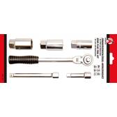 Serie di attrezzi per candele di accensione a trasmissione 10 mm (3/8 BGS DIY - 137