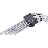 Serie di chiavi Allen lunghe in T (per Torx) T10 - T50 9 pezzi BGS DIY - 816