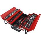 Caisse à outils métallique avec assortiment d'outils 86 pièces BGS DIY - 6056