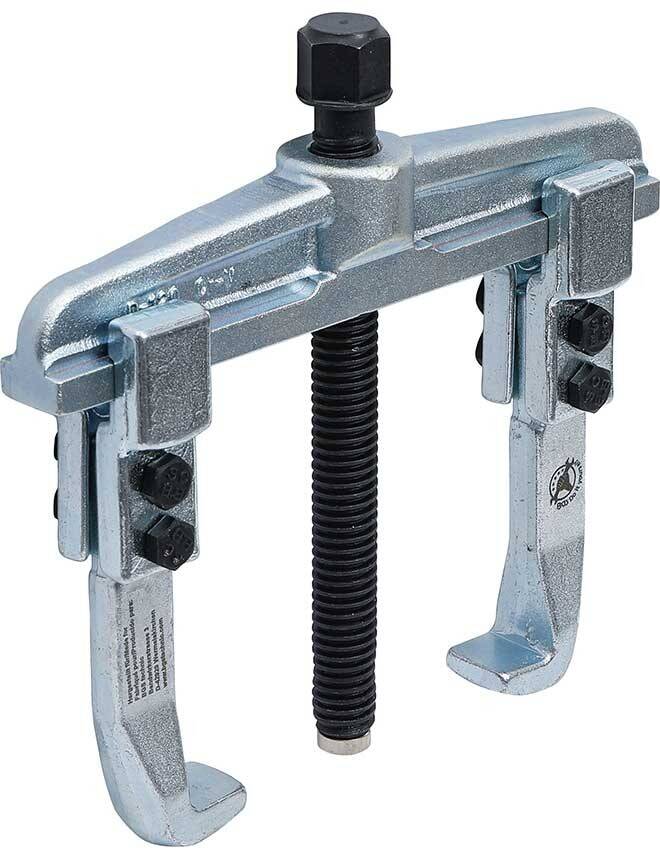 Parallel extractor with 2 50-140 mm claws