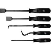 5 piece scraper and needle set BGS DIY - 9132