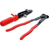 Jeu de pinces pour colliers de soufflets 2 pièces BGS DIY - 508