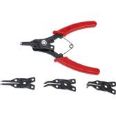 Cintas de circlips con cabezales intercambiables 160 mm 5 piezas BGS DIY - 454