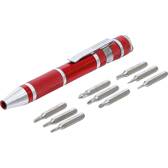 Precision screwdriver bit set - 10 pieces BGS DIY - 20840