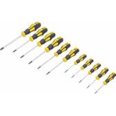T profile screwdriver game (for Torx) T6 - T40 11 pieces BGS DIY - 7844