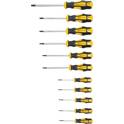 11 screwdriver game Profile in T (for Torx) with front drilling T6 - T40 BGS DIY - 7845