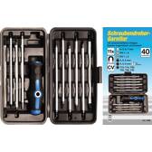 Screwdriver set with exchangeable blades 11 pieces BGS DIY - 7988