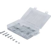 M4 / M5 metriska skruvar och muttrar Sortiment 126 stycken BGS DIY - 8134