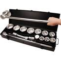 Socket set 25 mm (1") 36 - 80 mm 15 pieces BGS DIY - 15111