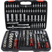 Socket set 6.3 mm (1/4") / 10 mm (3/8") / 12.5 mm (1/2") 172 pieces BGS DIY - 15219