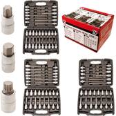 Bit socket assortment 12.5 mm (1/2") 88 pieces BGS DIY - 5186
