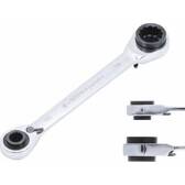 Ratchet Key 4-in-1 10 x 13 - 17 x 19 mm BGS DIY - 30007
