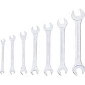 Double flat key set 6 x 7 - 19 x 22 mm 7 pieces BGS DIY - 30030