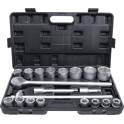 Socket set 20 mm (3/4") 19 - 50 mm - BGS DIY - 20pcs BGS DIY - 1202
