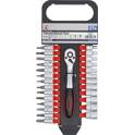 Socket set 6.3 mm (1/4") 4 - 13 mm - BGS DIY - 27pcs BGS DIY - 15105