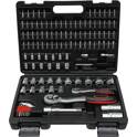 Socket set, hex 6.3 mm (1/4") 12.5 mm (1/2") - BGS DIY - 115pcs BGS DIY - 15120
