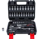 6.3 mm (1/4") socket set - BGS DIY - 46pcs BGS DIY - 2142
