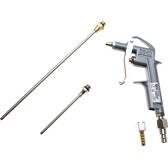 Perslucht blaaspistool - gegoten aluminium - 3 mondstukken BGS - 3215