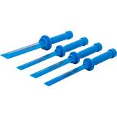 Set kunststof schrapers - breedte 19 - 22 - 25 - 38 mm - 4 stuks BGS - 366