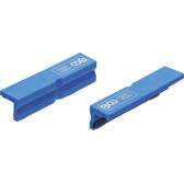 Schutzbacken für Schraubstock - Kunststoff - Breite 125 mm - 2 Stück BGS - 3046