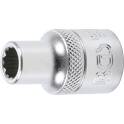 Douille pour clé, douze pans - 12,5 mm (1/2") - 9 mm BGS - 10629